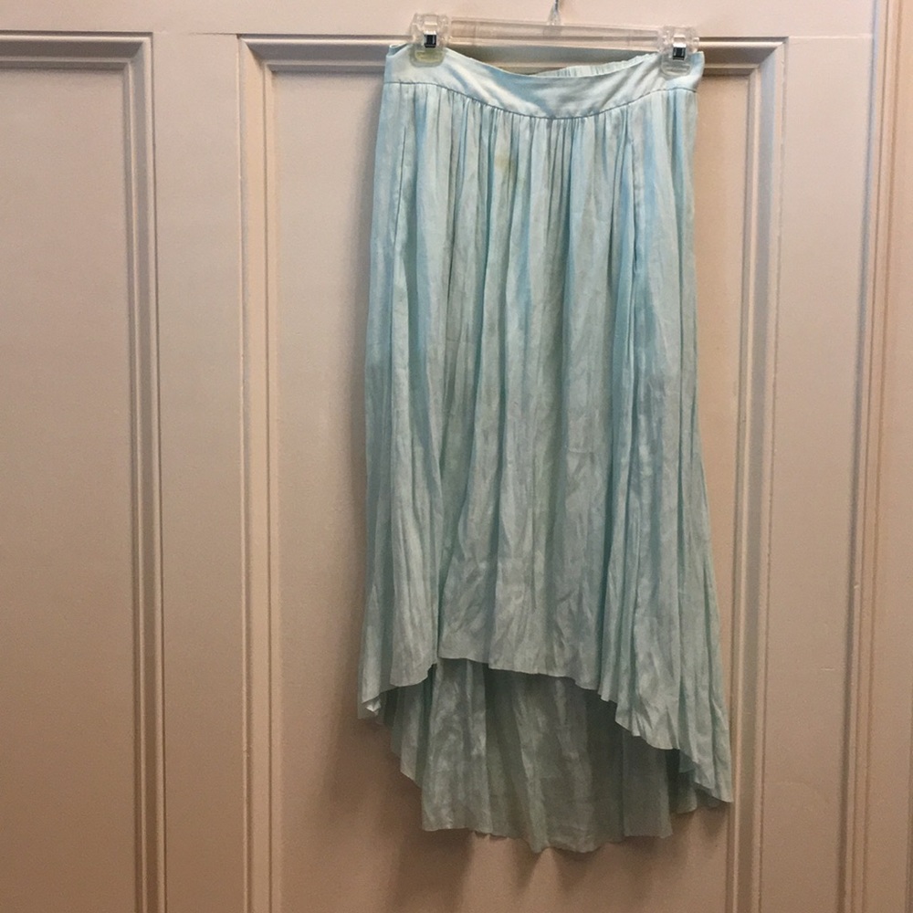 Aritzia Flowing Aqua Skirt